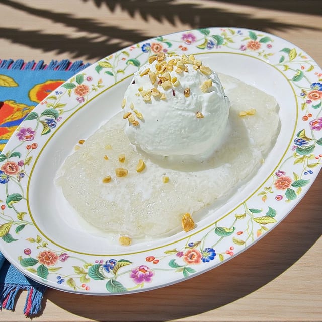 Coconut Ice Cream + Sticky Rice.