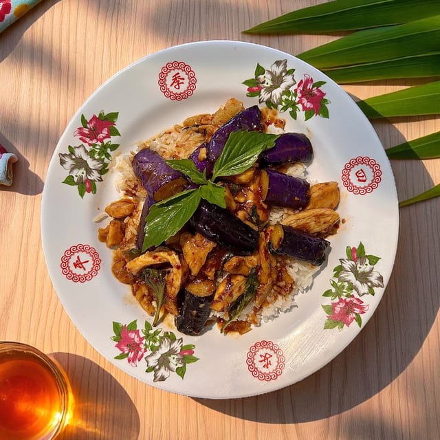 Eggplant Stir Fry.